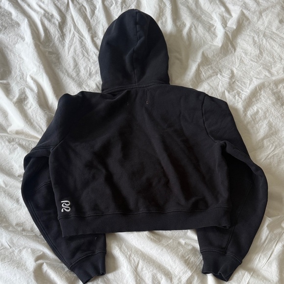 Bandit Black Cropped Hoodie Sweater - Women - Picture 4 of 5